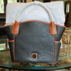 NWT BLACK DOONEY KRISTEN TOTE